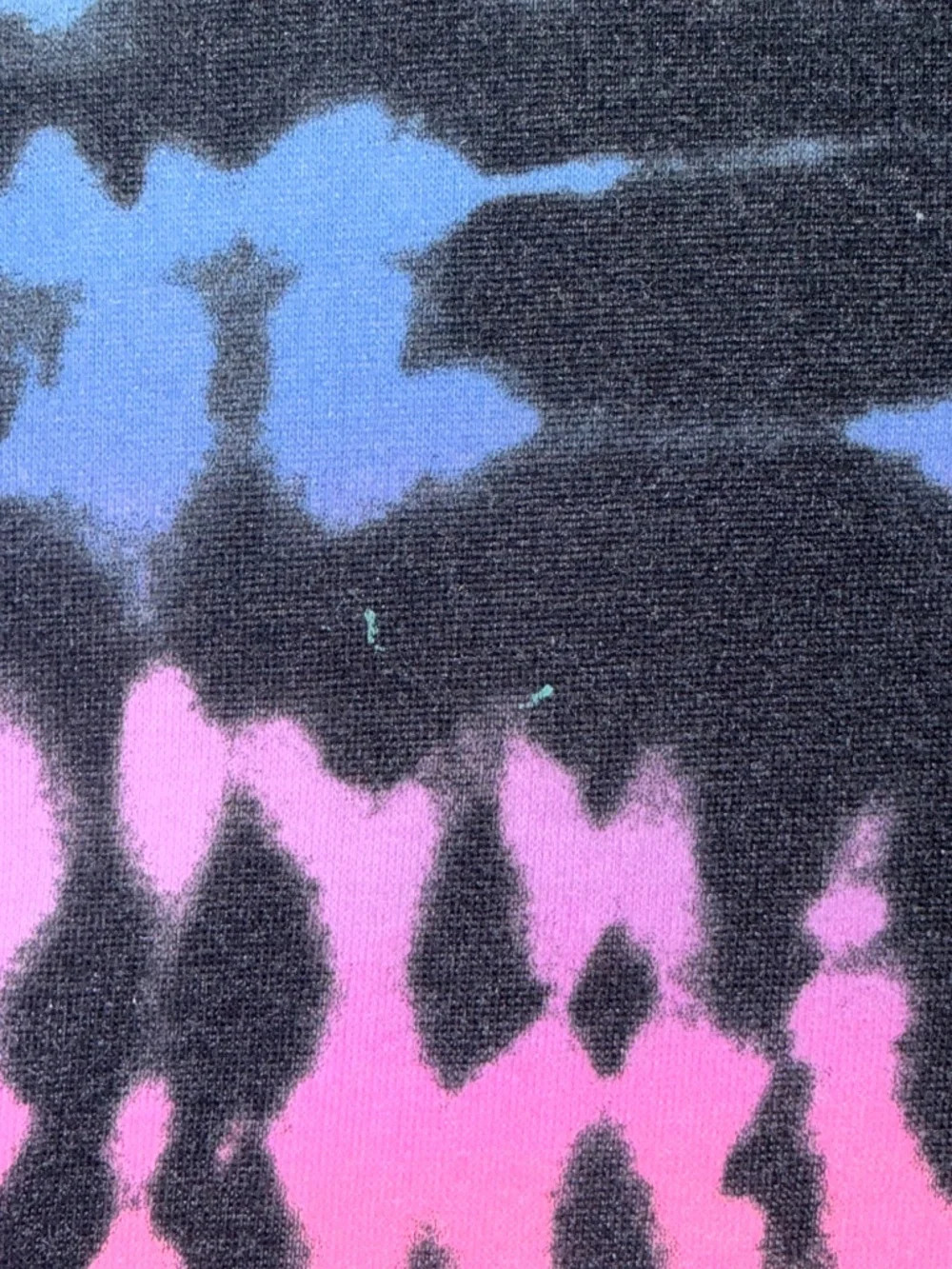 Justice Girls Tie-Dye Pullover Hoodie Size L (12/14) Black Pink Blue